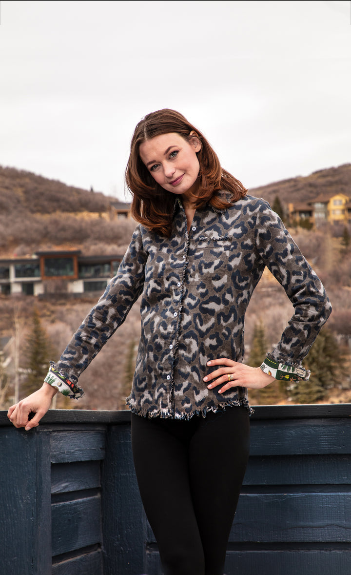 Cape Cod Leopard Camo Print