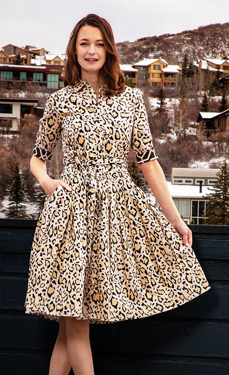 Mrs. Maisel Leopard Print Dress XS