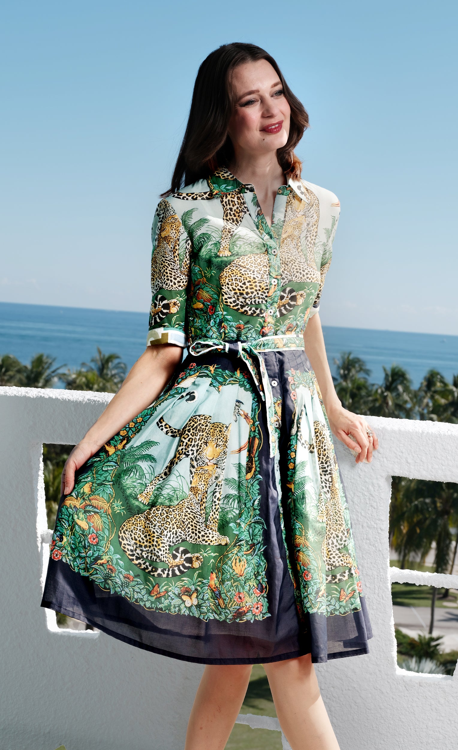 mister it. マキシジャンスカジレ Mrs Maisel Safari Print – Dizzy-Lizzie
