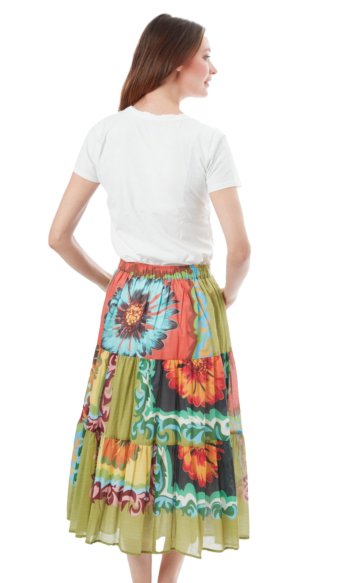 Woodstock Skirt Dark Floral XS / 3000-R848