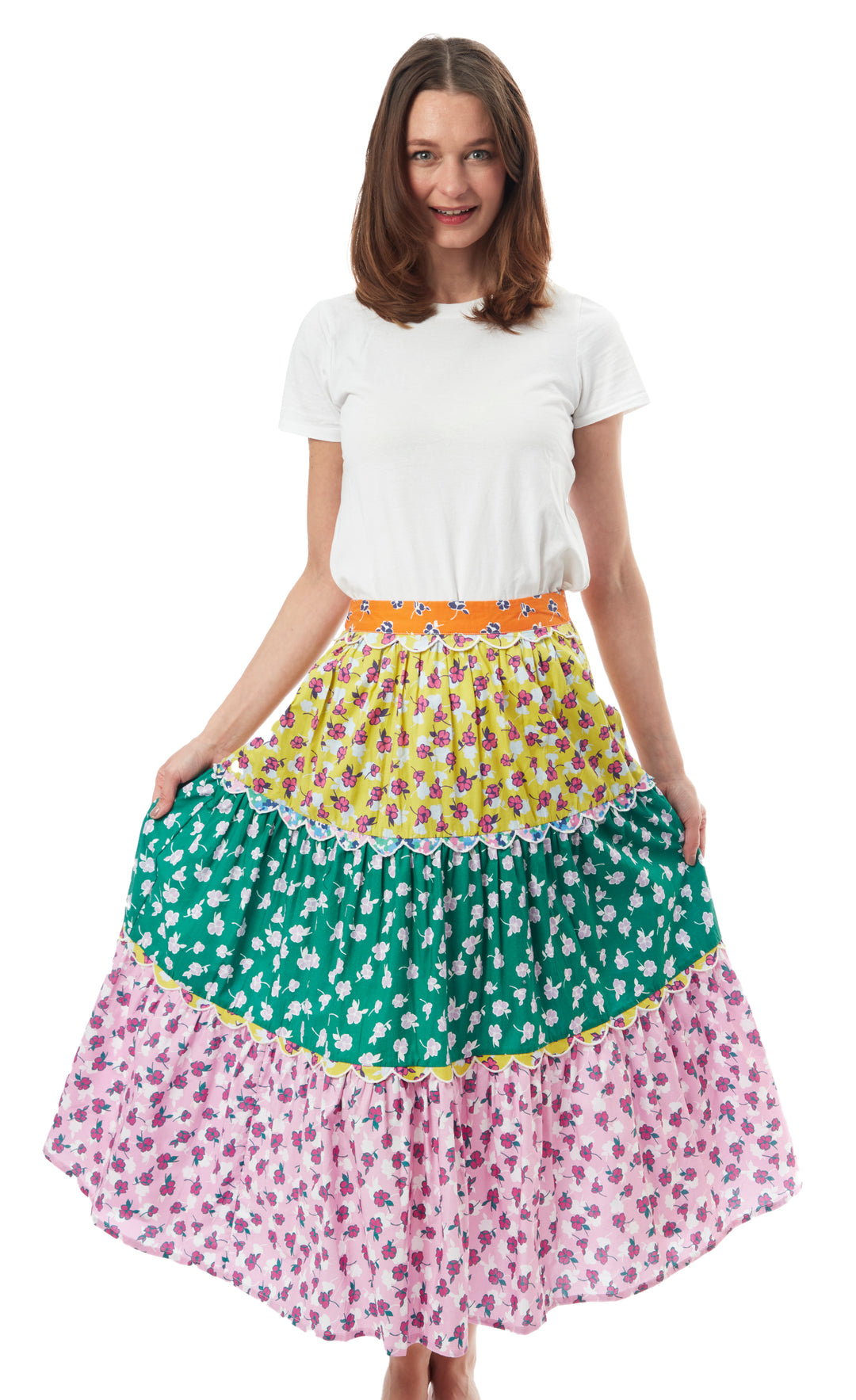 Woodstock Skirt W Embroidery XS / 3001-S799-XS