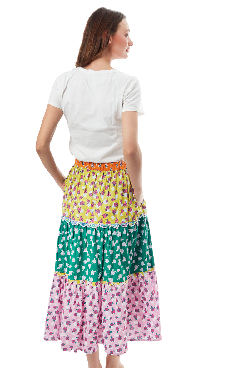 Woodstock Skirt With Embroidery – Dizzy-Lizzie