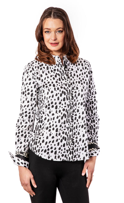 Rome Shirt Zebra Print