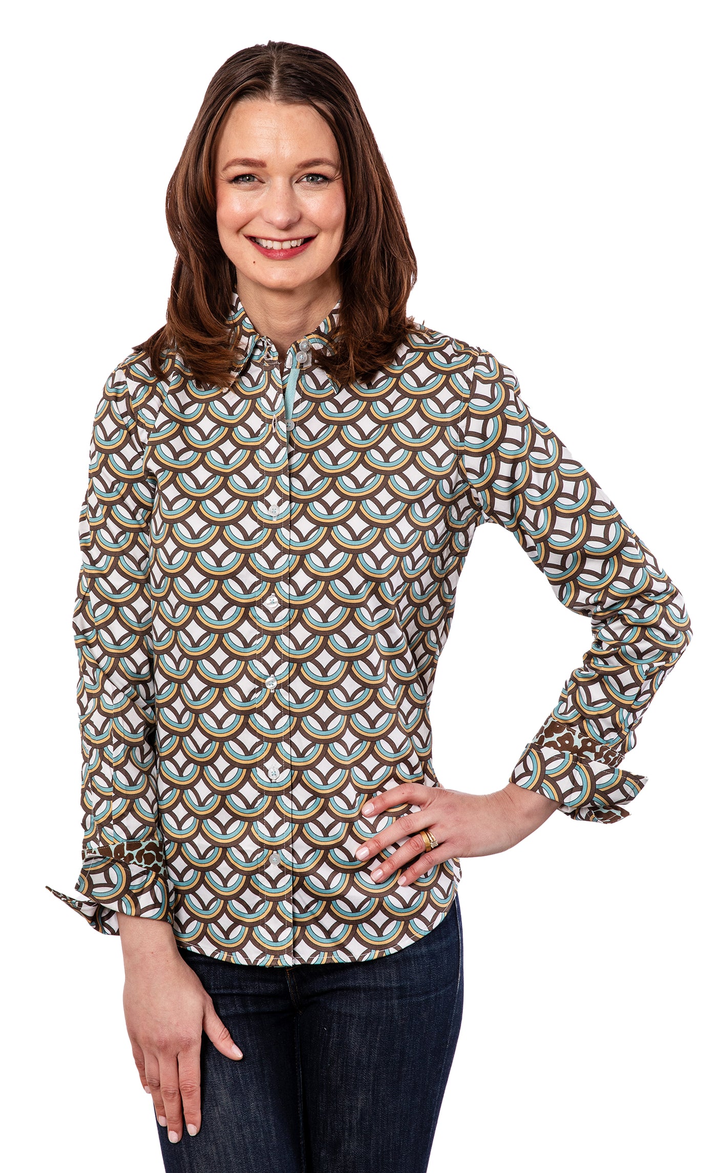 Rome Shirt Green Chocolate Loop