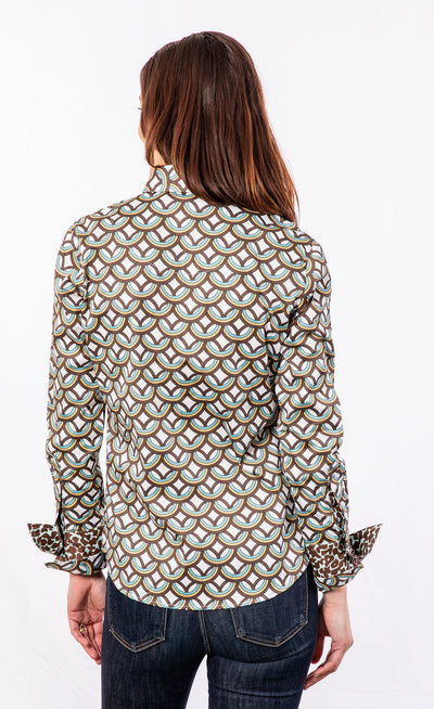 Rome Shirt Green Chocolate Loop