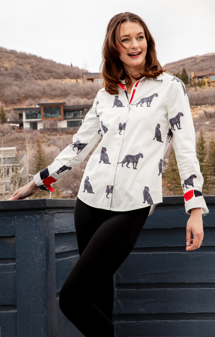 Panther Print Rome Shirt
