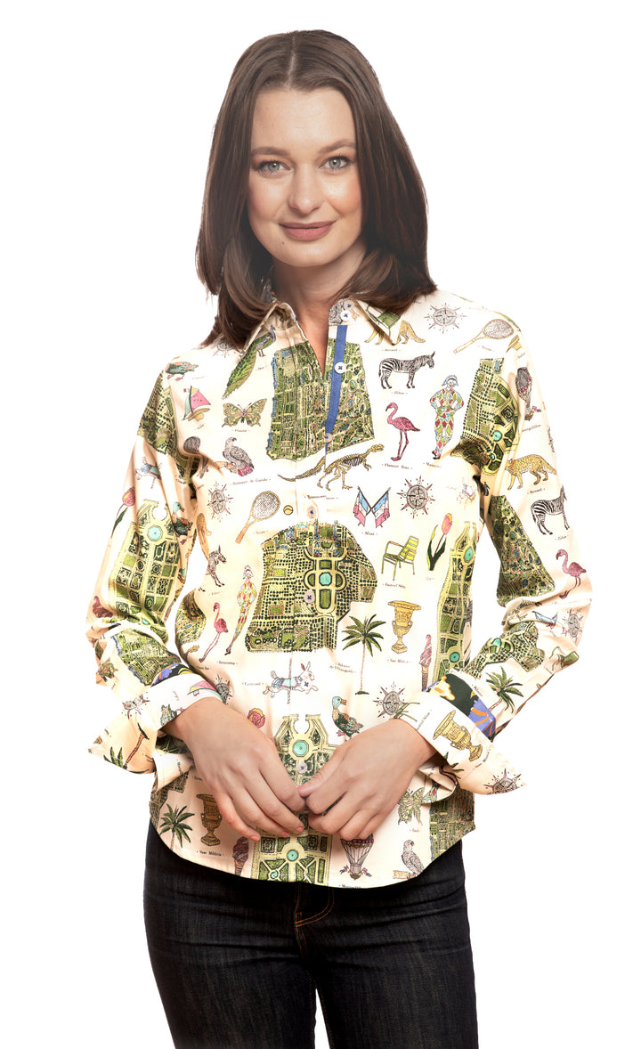 Rome Shirt Paris Maps