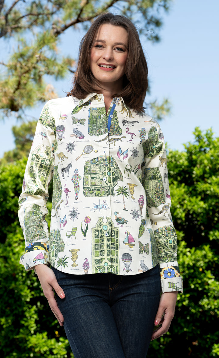 Rome Shirt Paris Maps