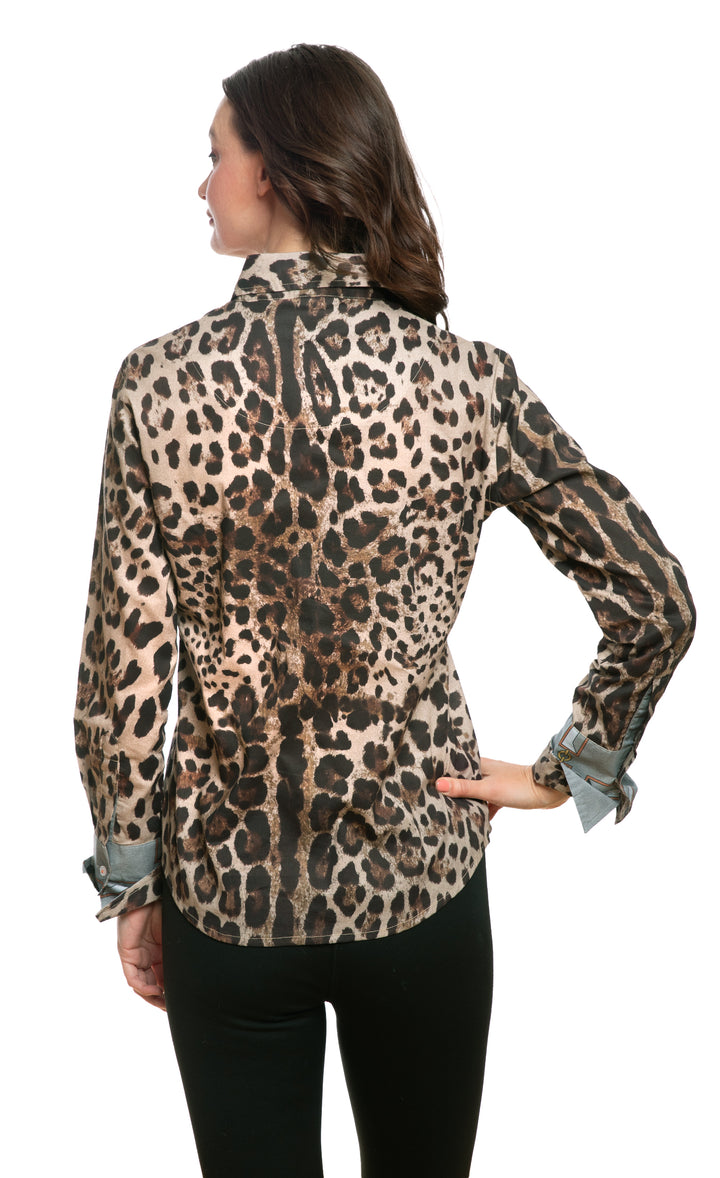 Rome Shirt All Over Cheetah Print