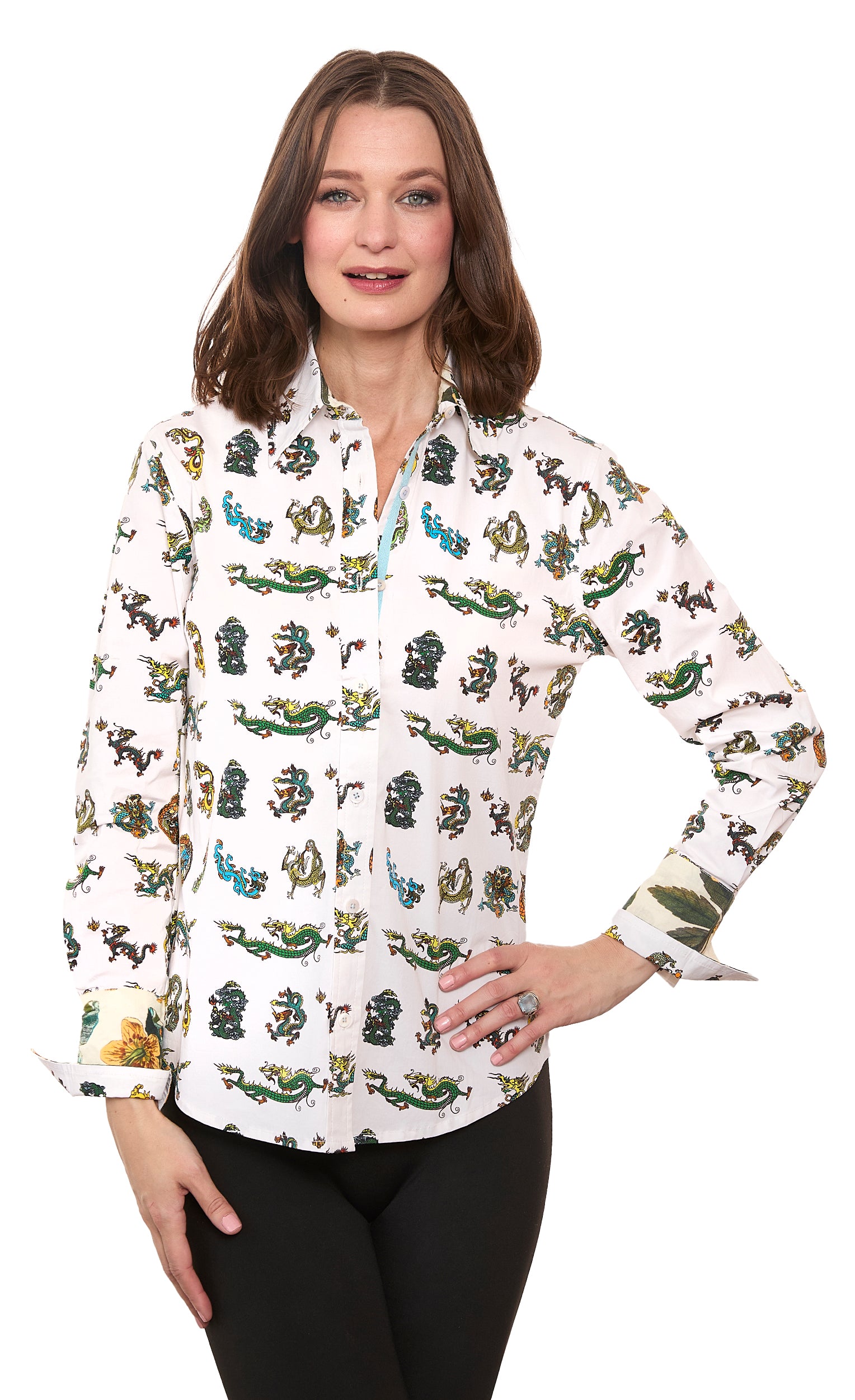 Rome Shirt Mini Dragon Print – Dizzy-Lizzie