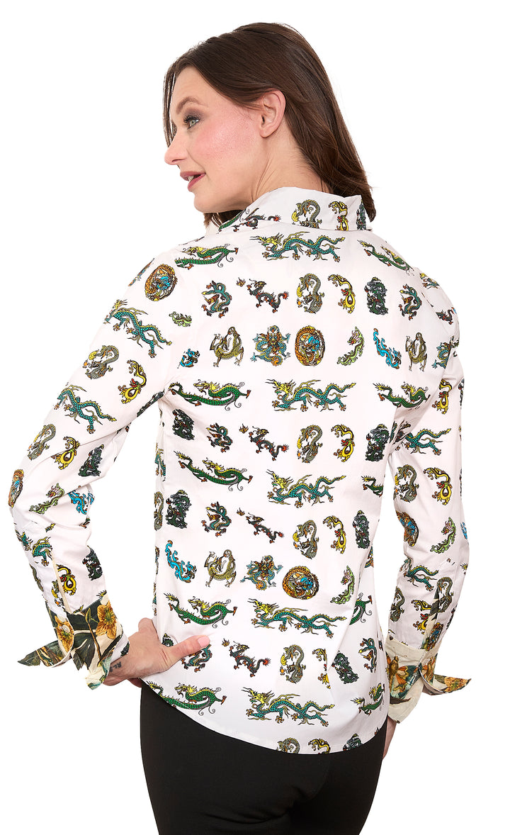 Rome Shirt Mini Dragon Print