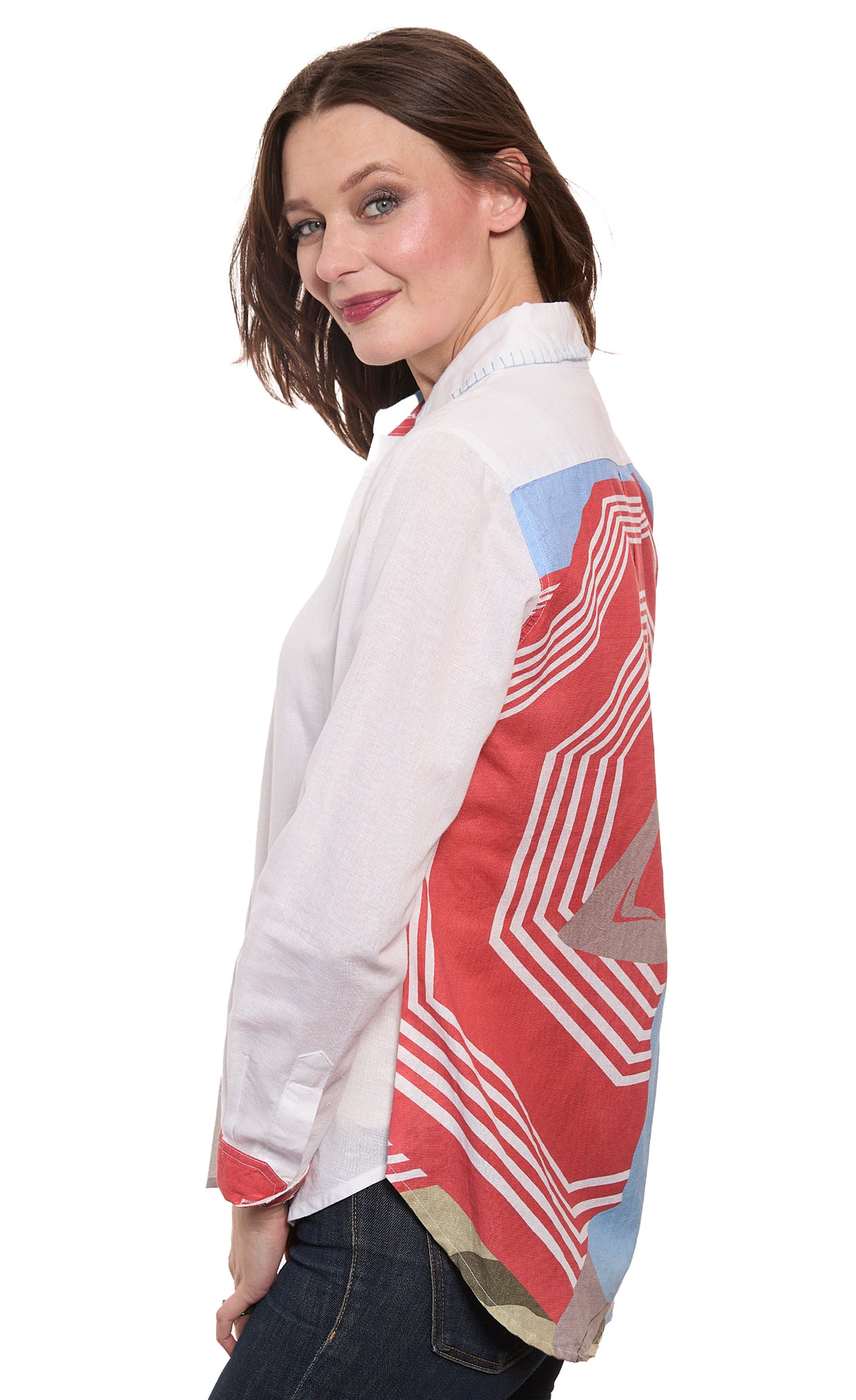 Chesapeake Tunic with Swimmer and Beach Umbrella Back