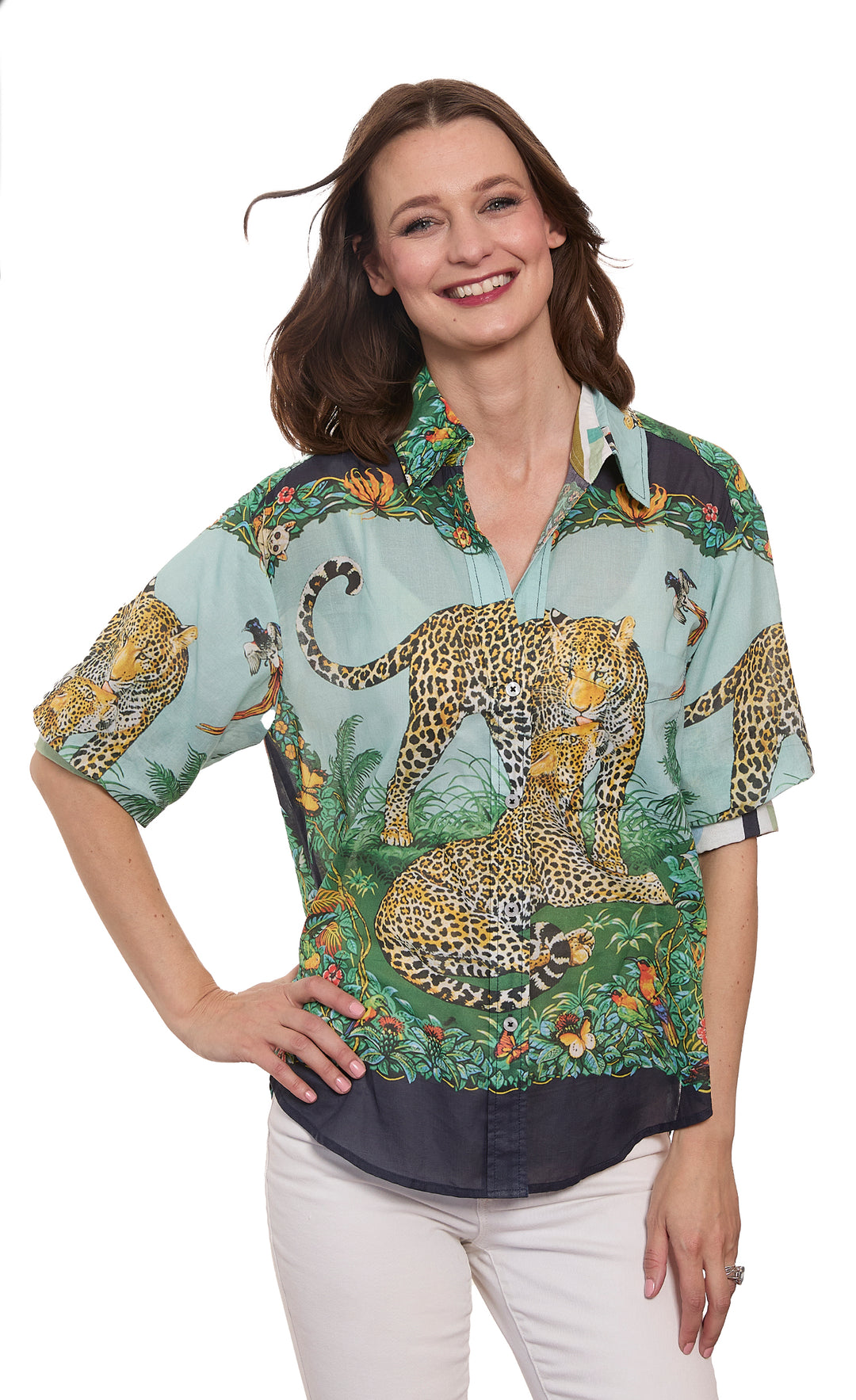 Milano Top Safari Print