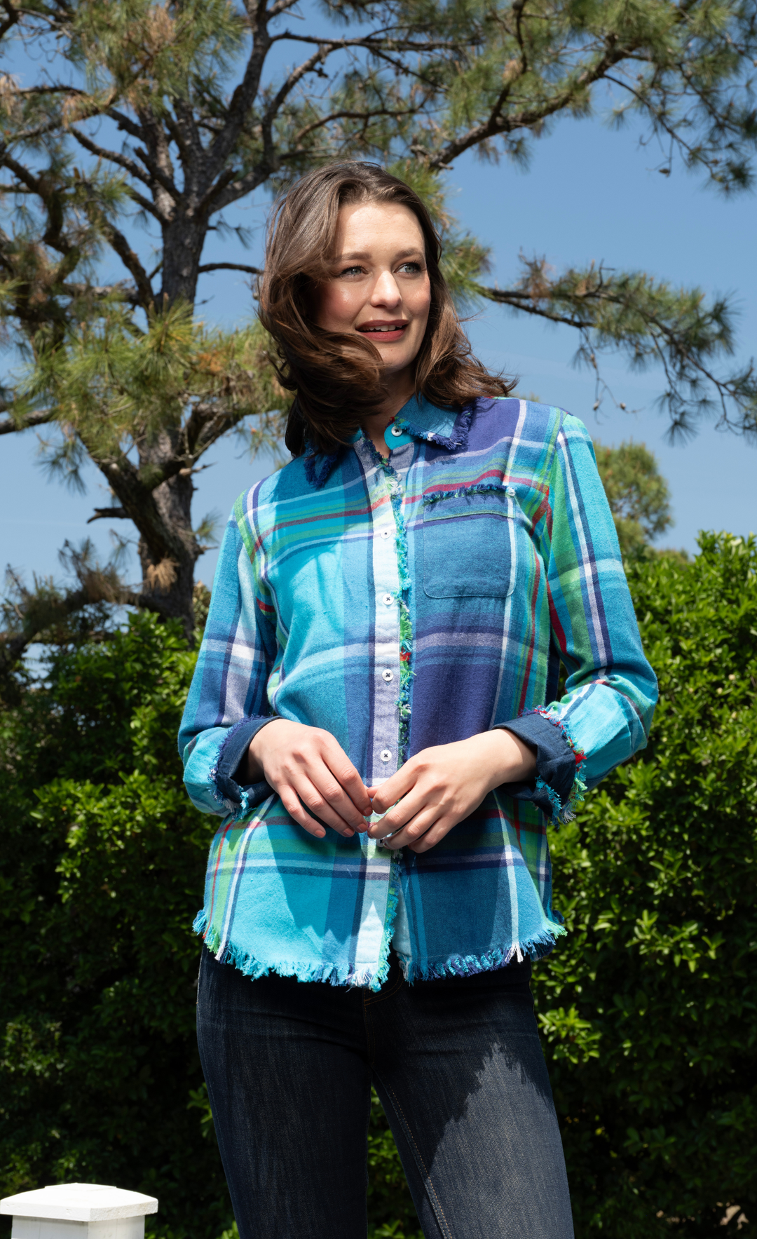Cape Cod Blues Yarndyed Plaid