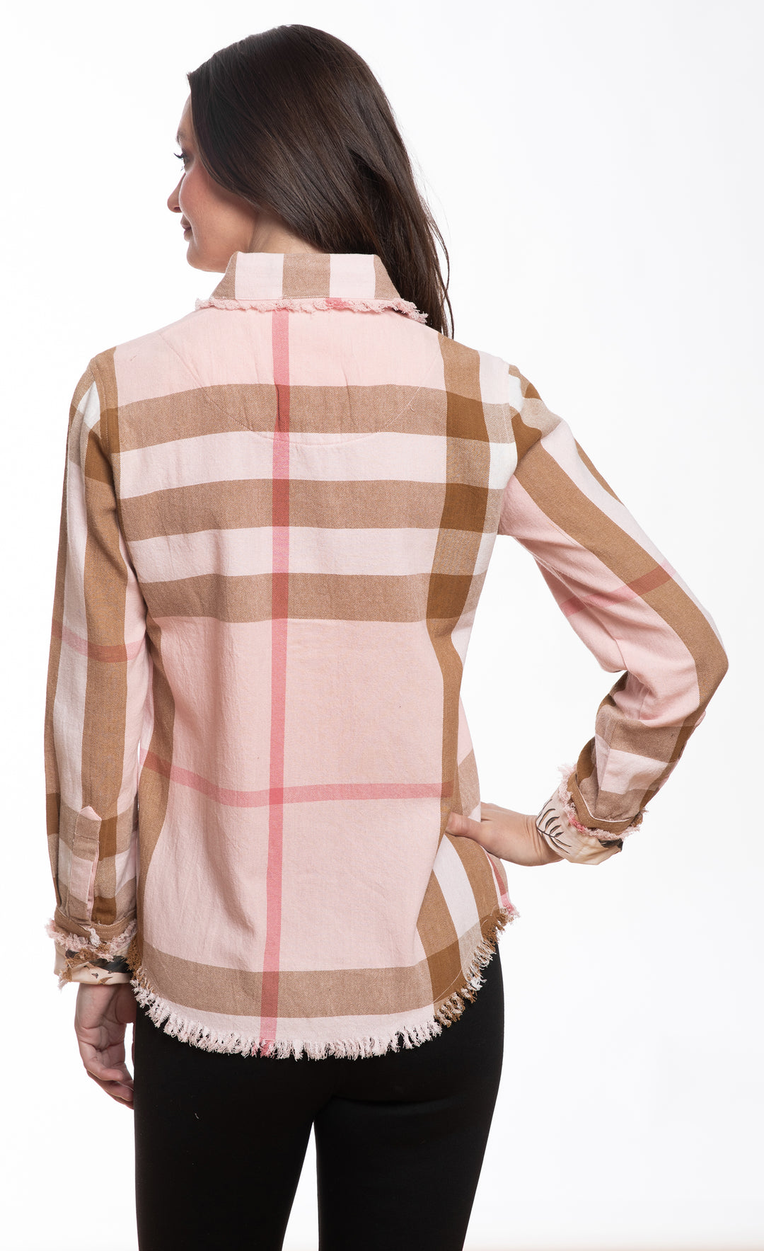 Cape Cod Pink Chocolate Yarndyed Plaid