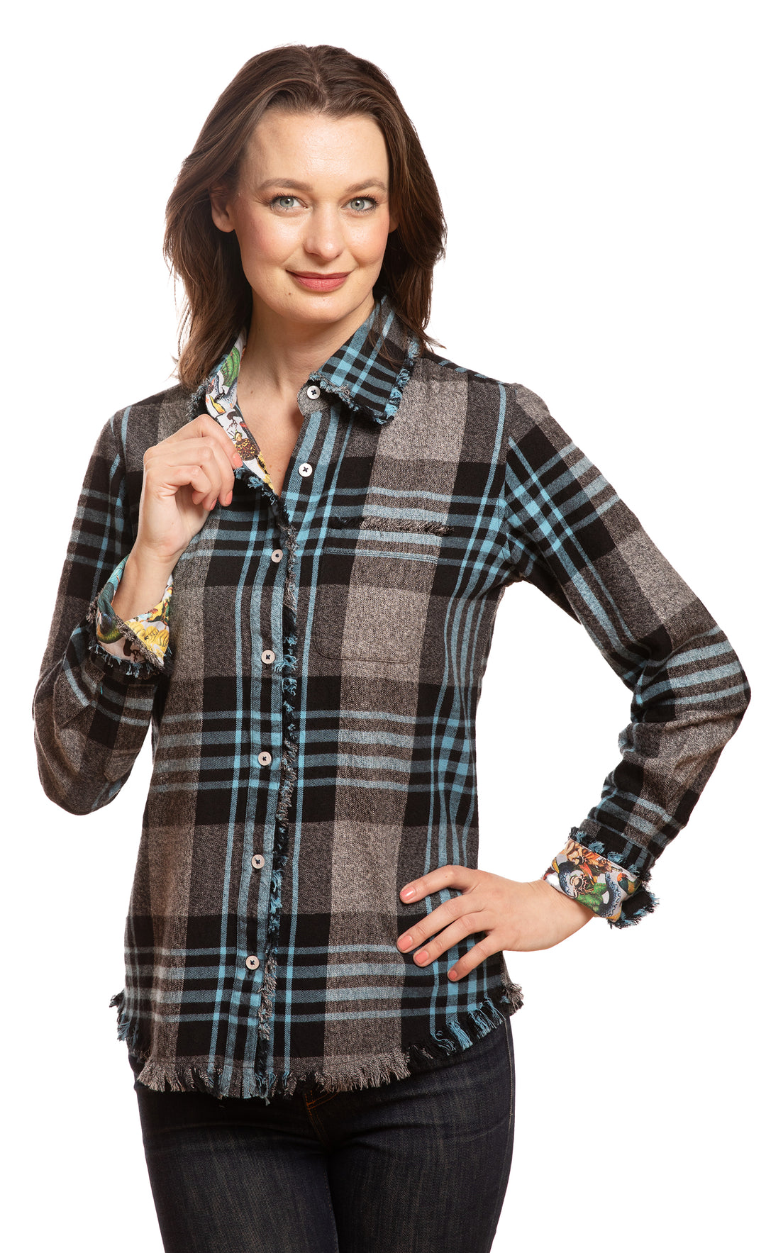 Cape Cod Blue Grey Yarndyed Plaid