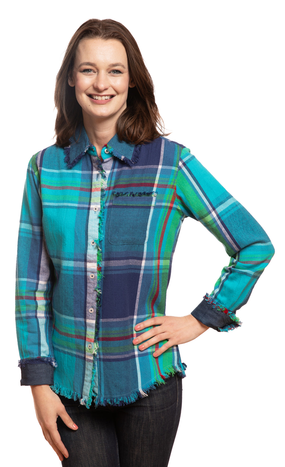 Cape Cod Blues Yarndyed Plaid