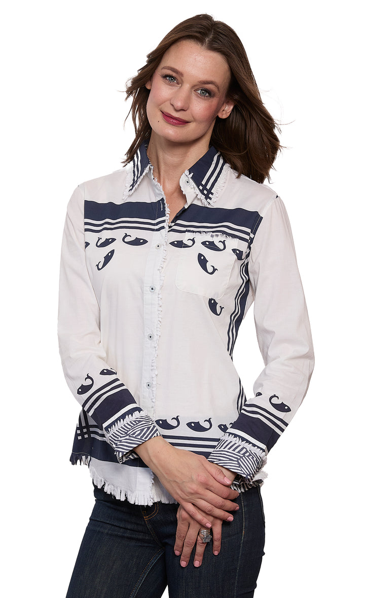 Cape Cod Top Whales Print