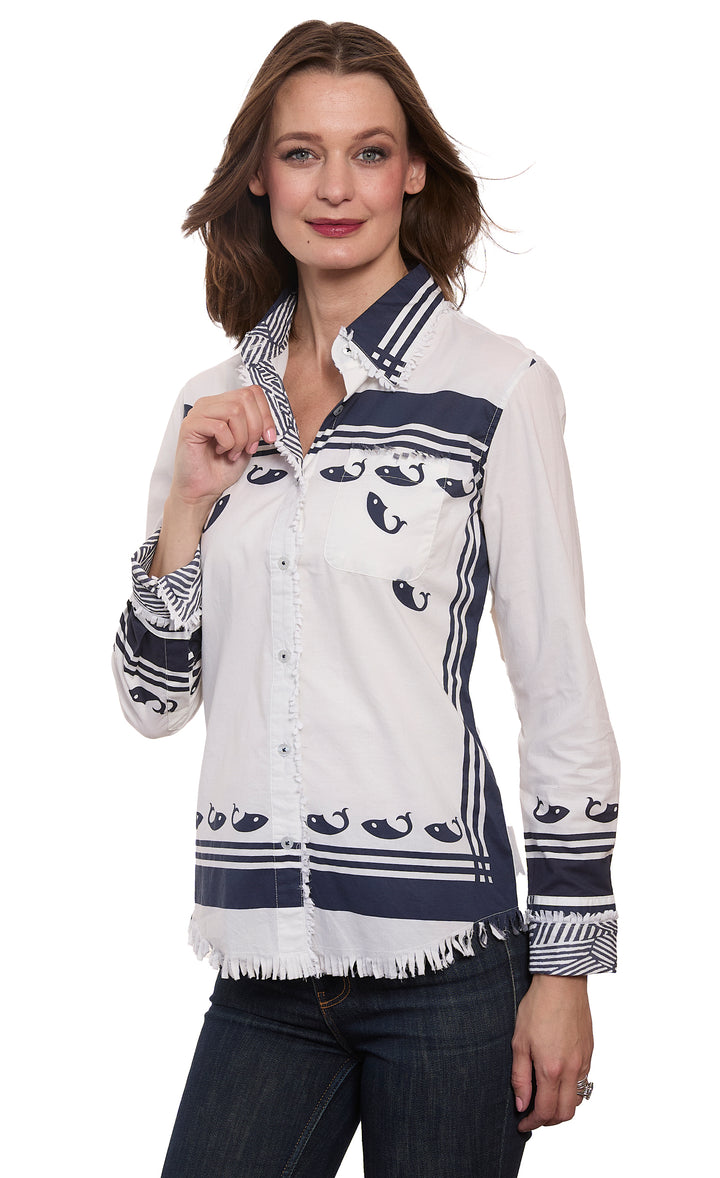 Cape Cod Top Whales Print