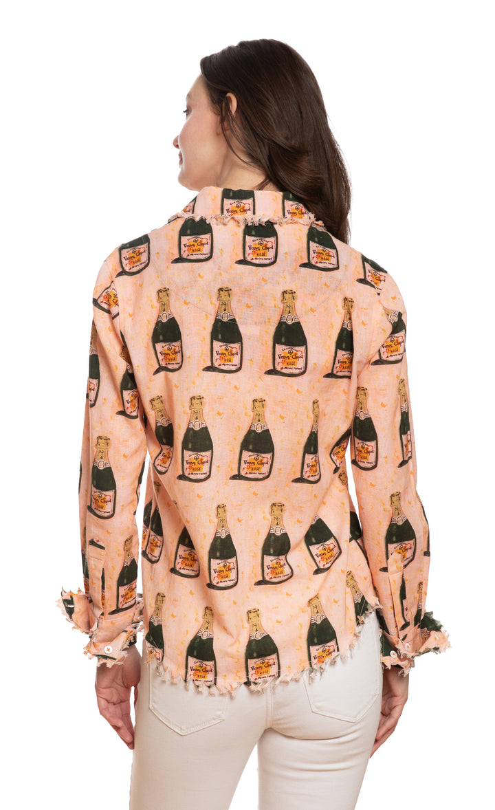 Cape Cod Top Champagne Print