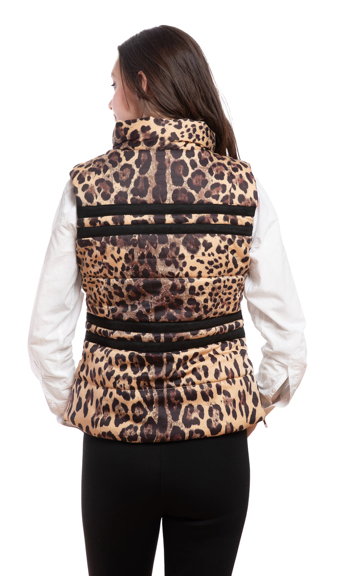 Rosey Vest Cheetah Print