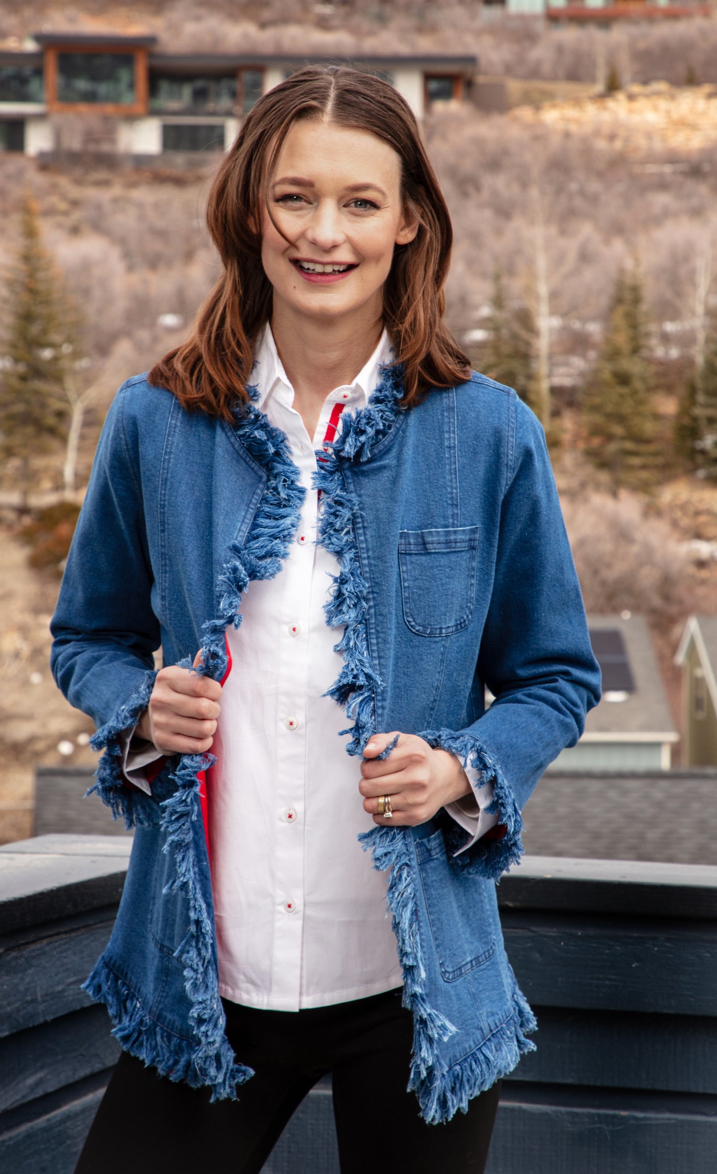 Fringed Denim Jacket