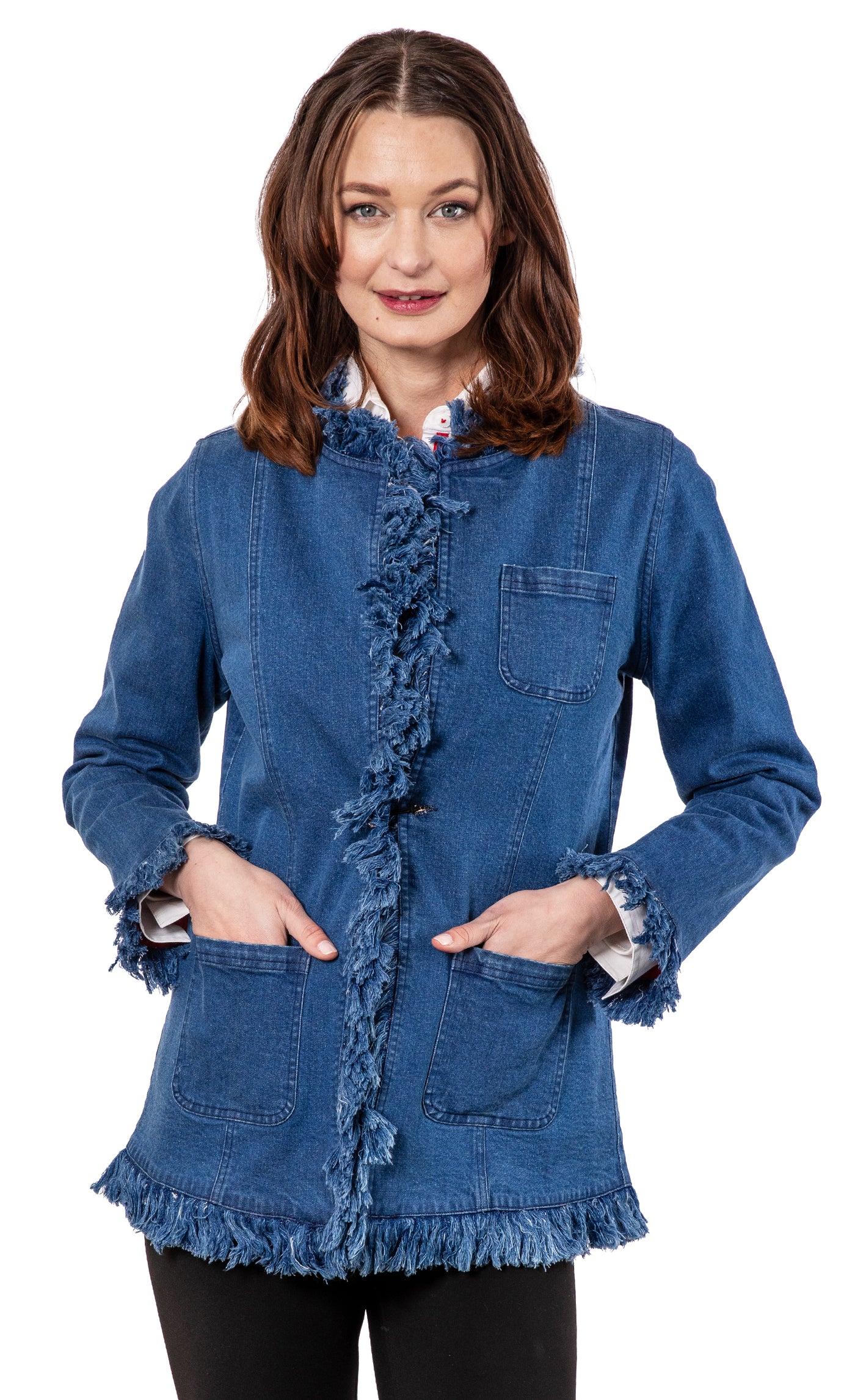 Fringed Denim Jacket
