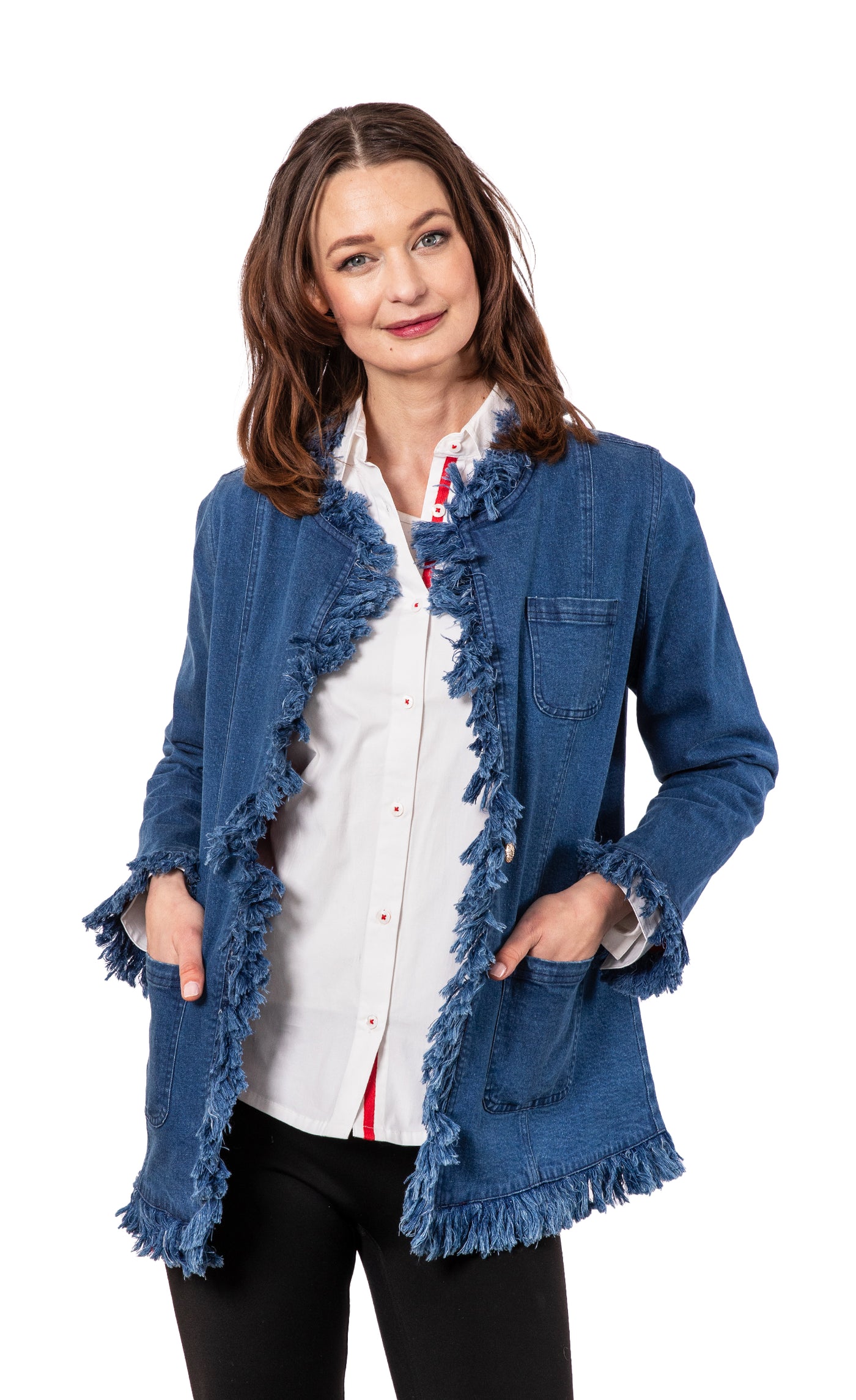 Fringed Denim Jacket