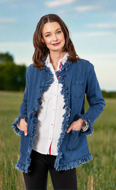 Fringed Denim Jacket
