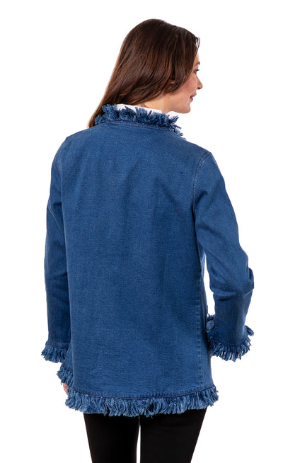 Fringed Denim Jacket