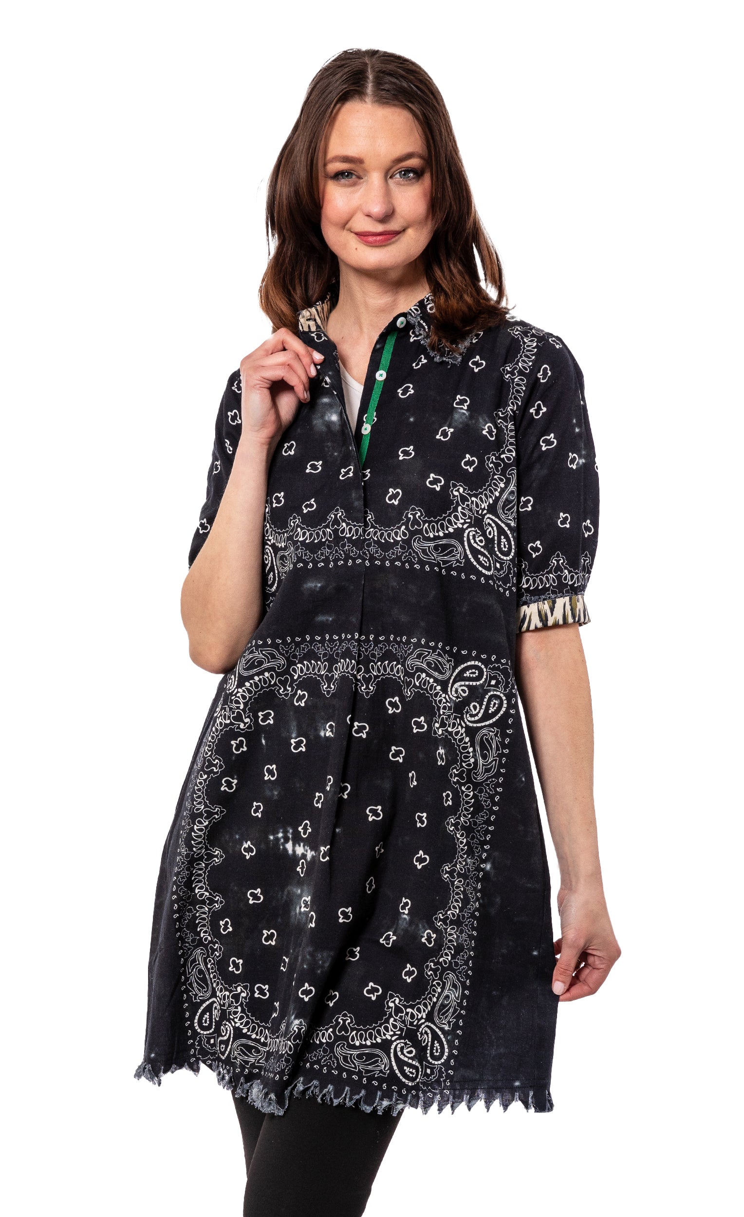 Chatham Dress Black Bandana Print – Dizzy-Lizzie