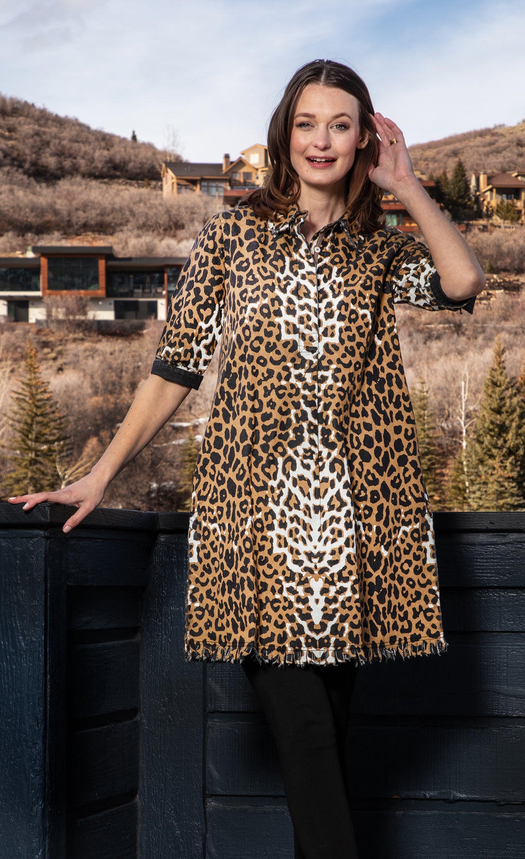 Chatham Dress New Cheetah Print S Chatham Dress New Cheetah Print S