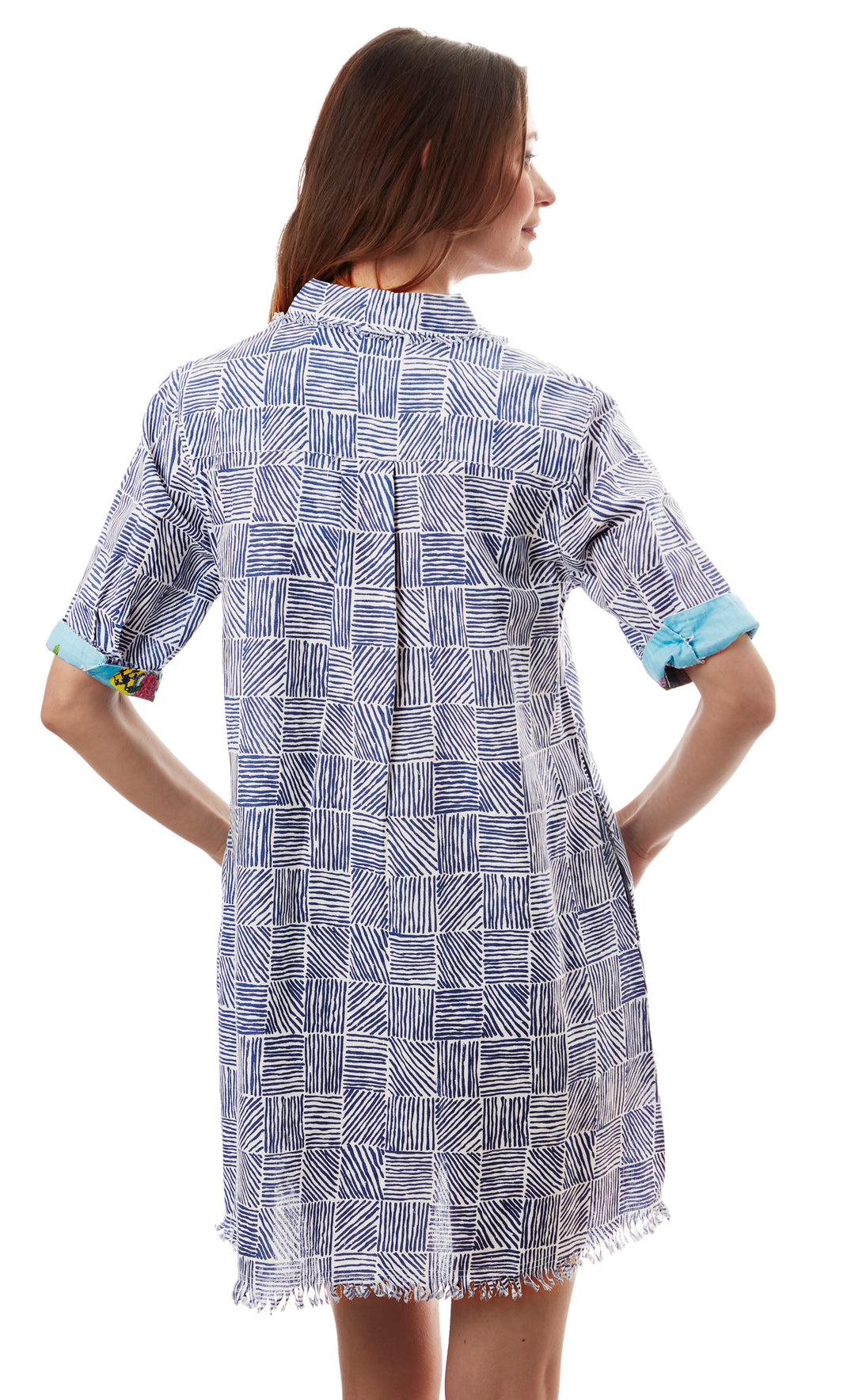 Chatham Dress Criss Cross Print XS / 615A-S807-XS
