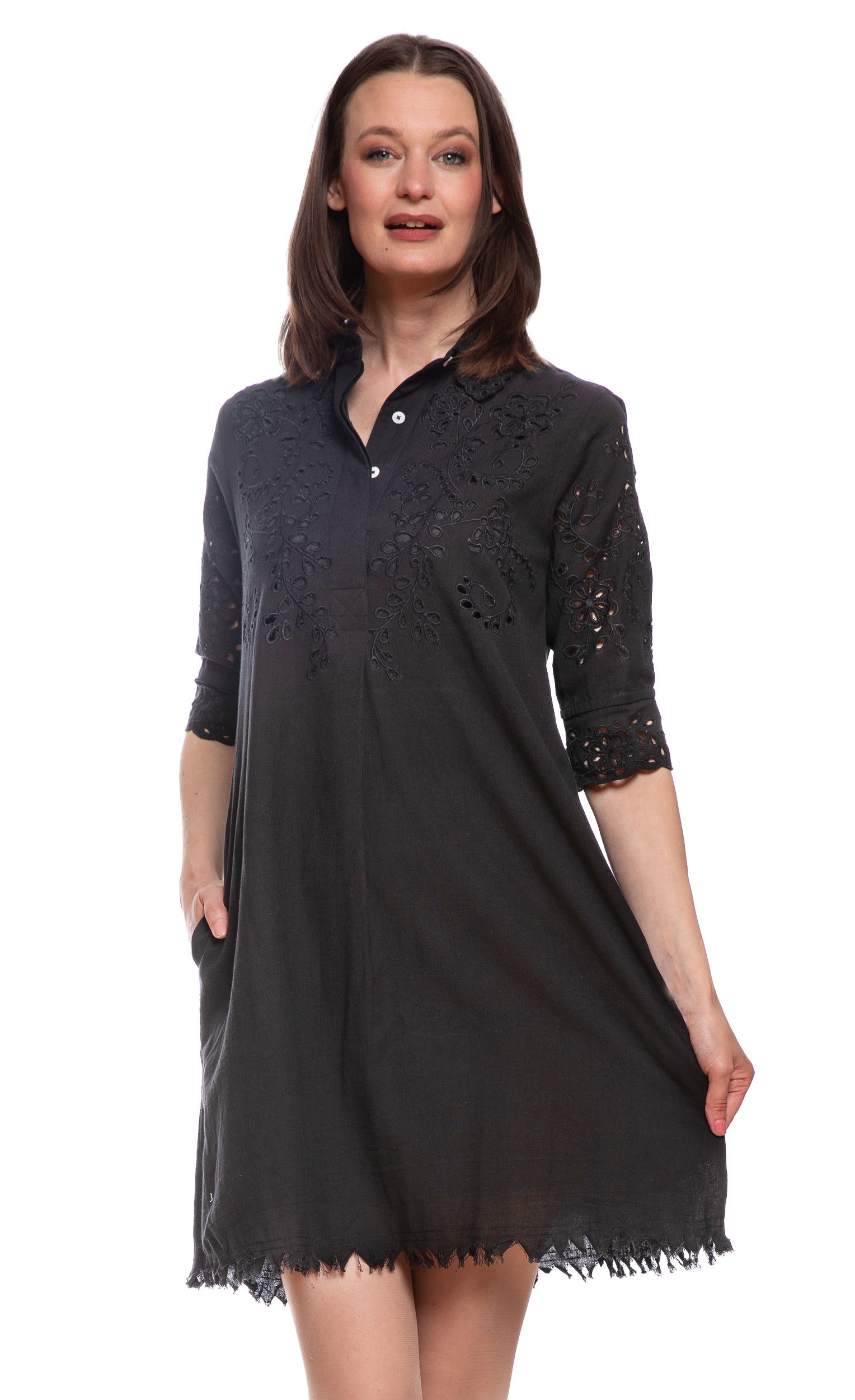 Black Eyelet Dress – Dizzy-Lizzie