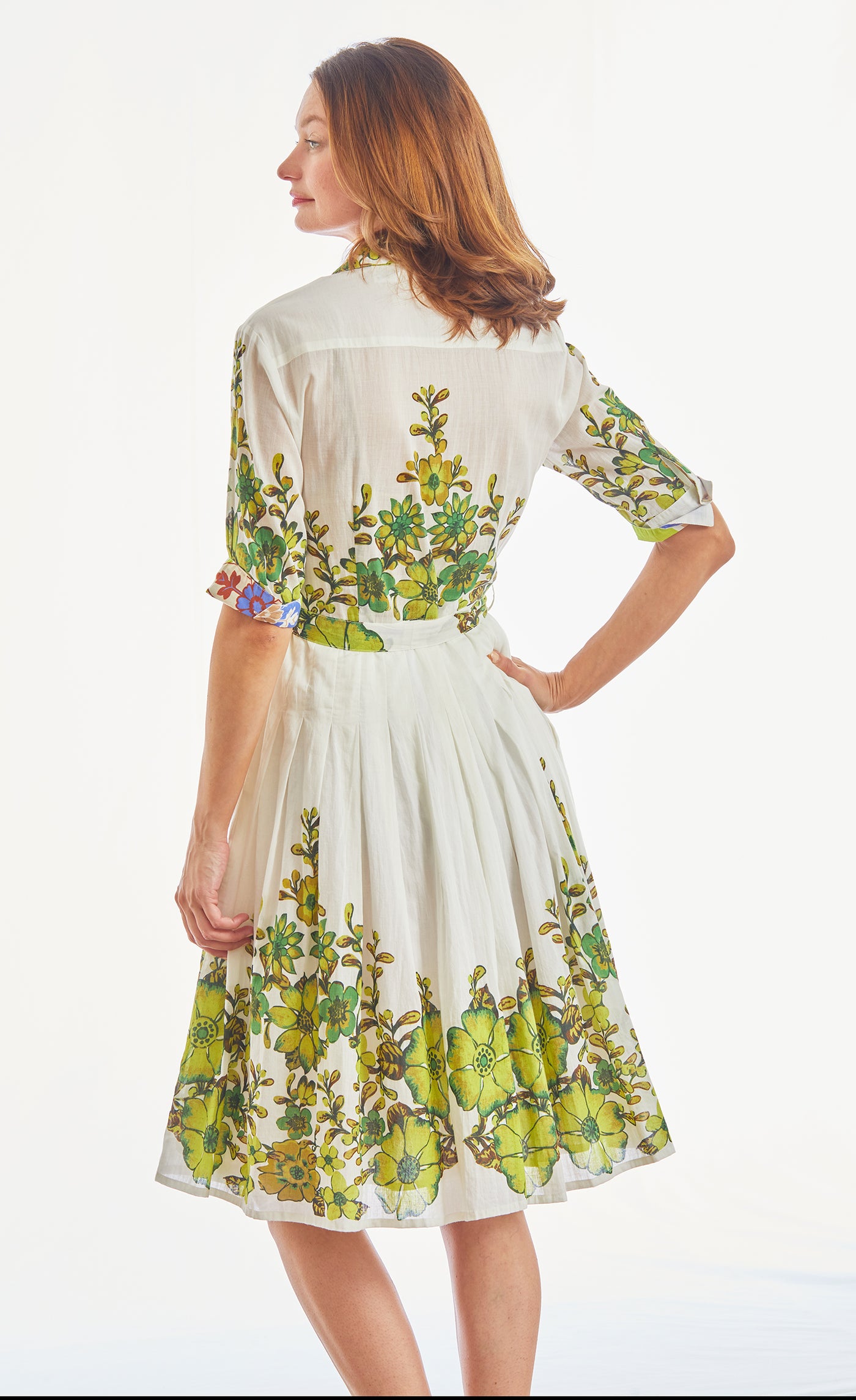 Mrs Maisel Green Leaf " Easter Dress" XS / 663-S616