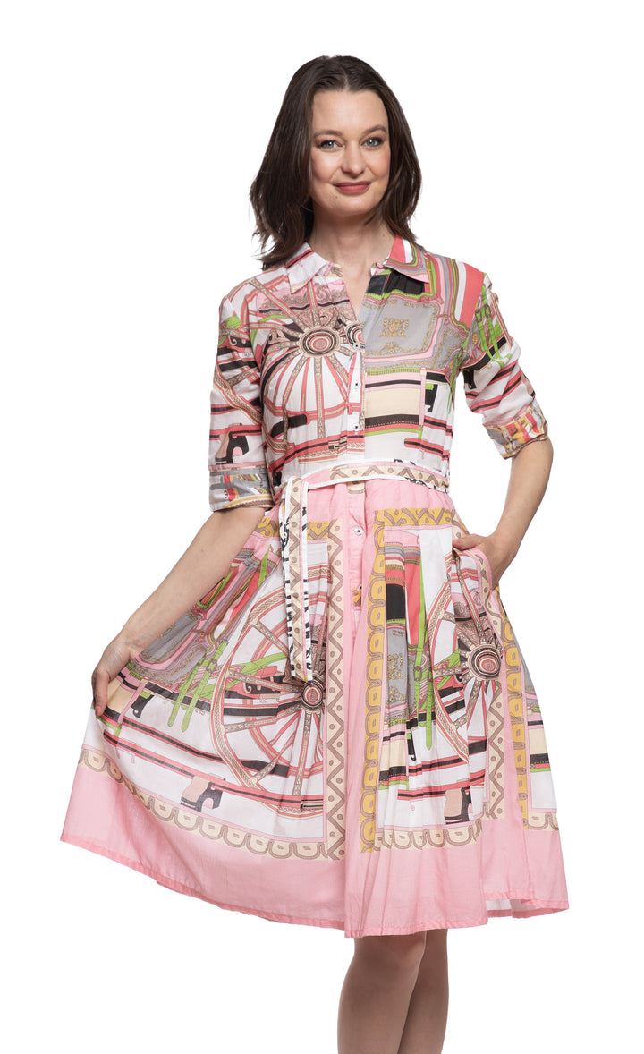 Mrs Maisel Pink Coach Print