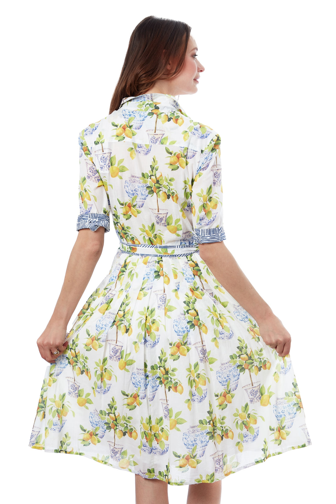Mrs Maisel Lemon And Chinoiserie Print XS / 663-S861-XS