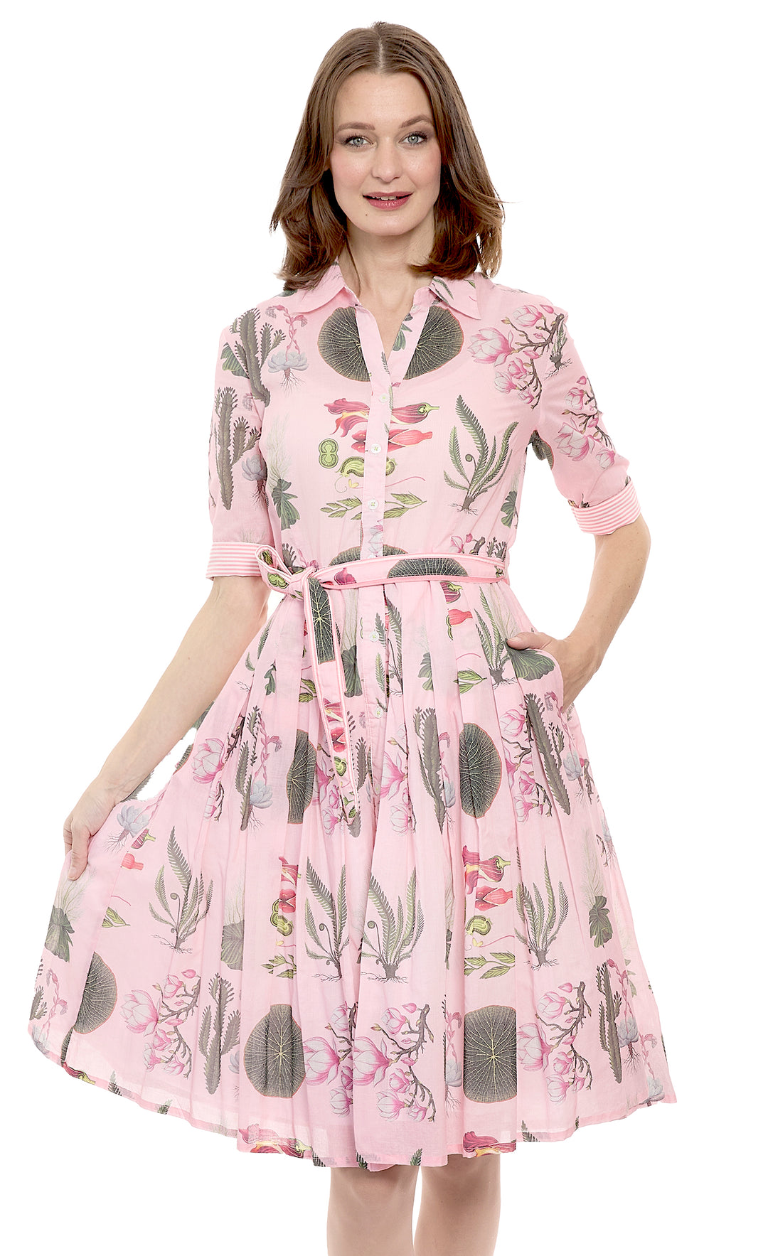 Mrs Maisel Pink Botanical Print
