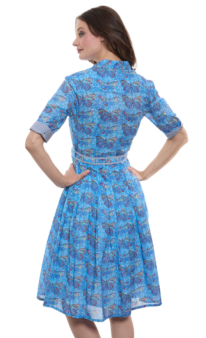 Mrs Maisel Butterlies On Blue Print