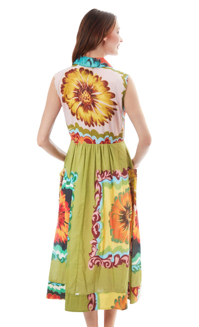 Sea Island Olive Floral Abstract XS / 6651-R848