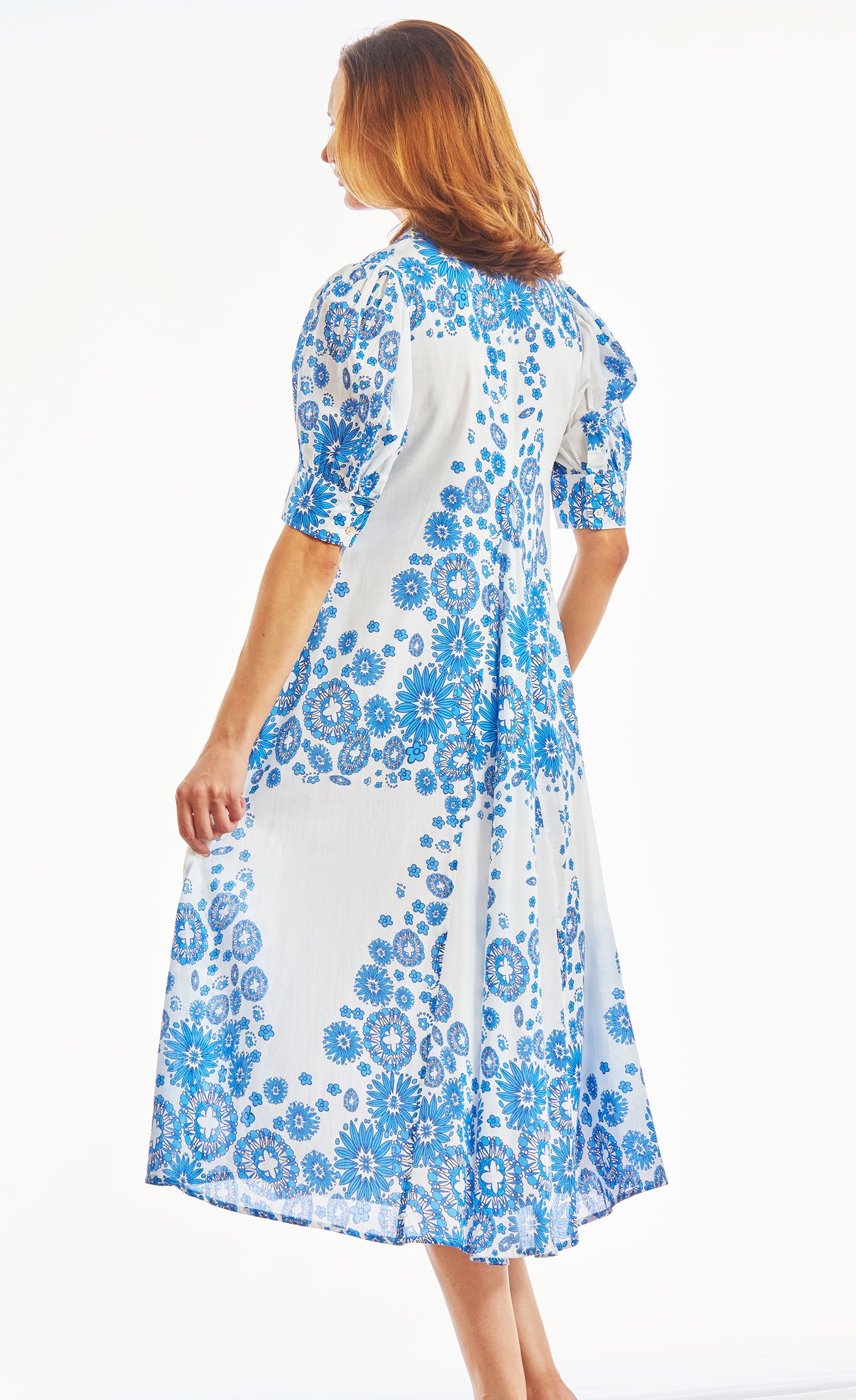 Montauk Dress, Falling Flower Print XS / 6657-S608