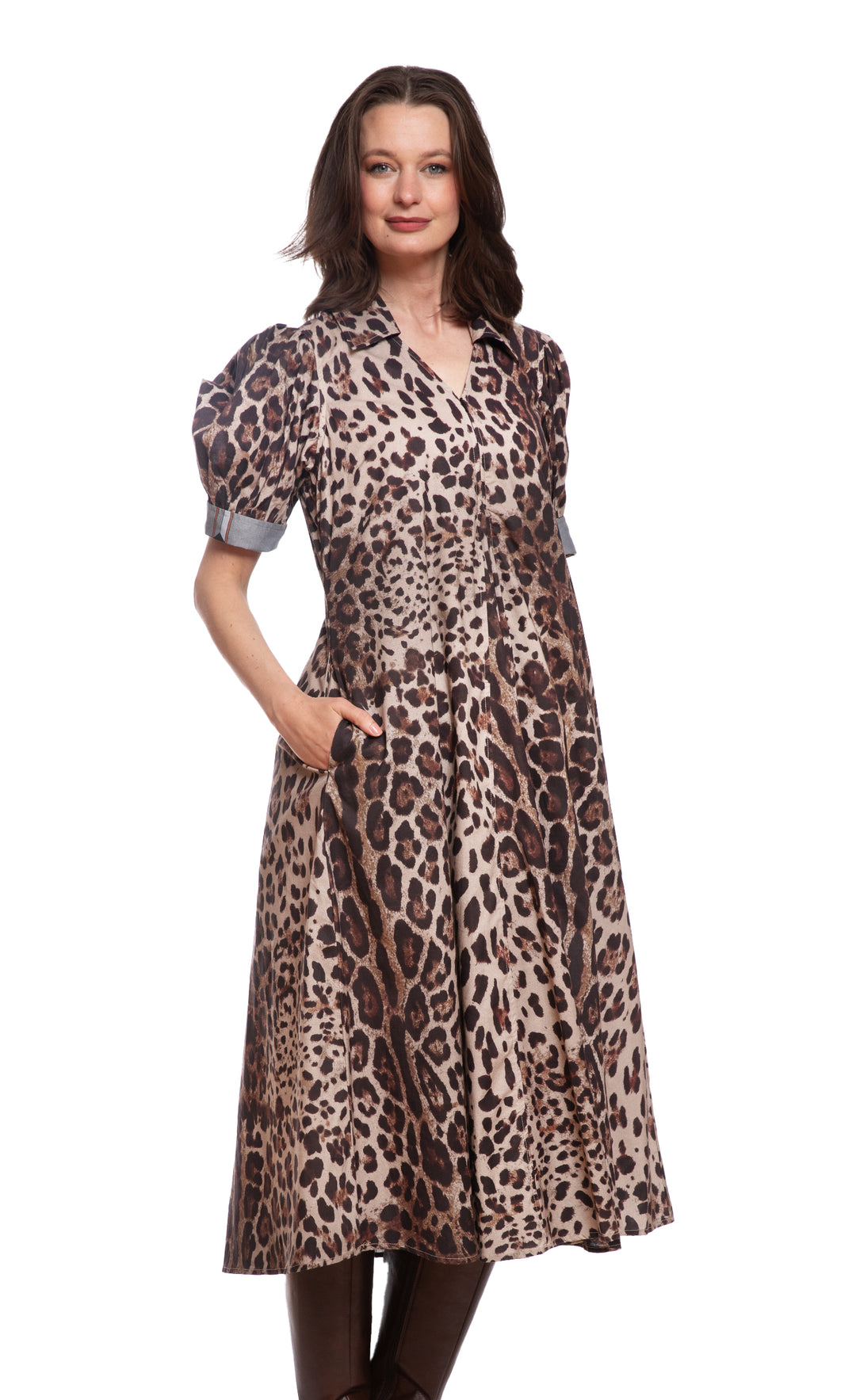 Montauk Dress Cheetah Print