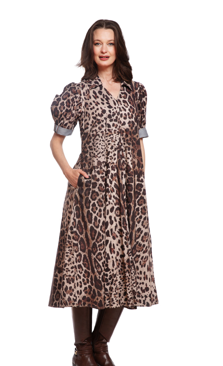 Montauk Dress Cheetah Print