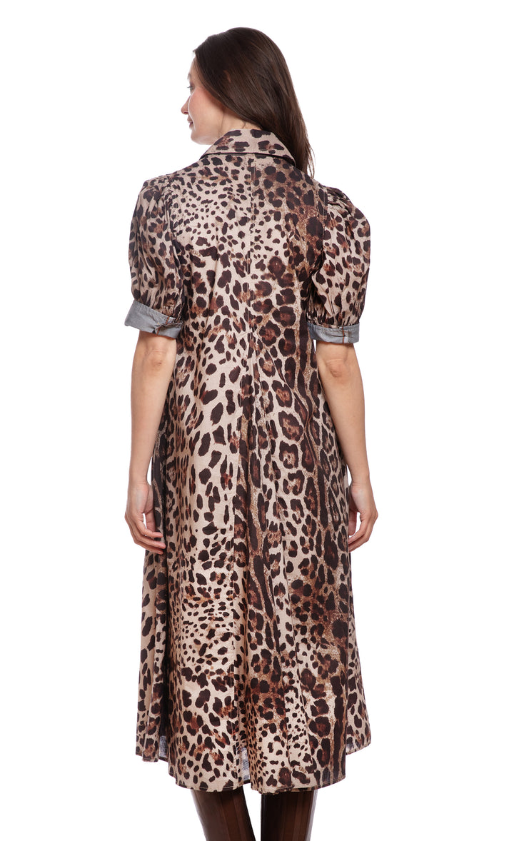 Montauk Dress Cheetah Print