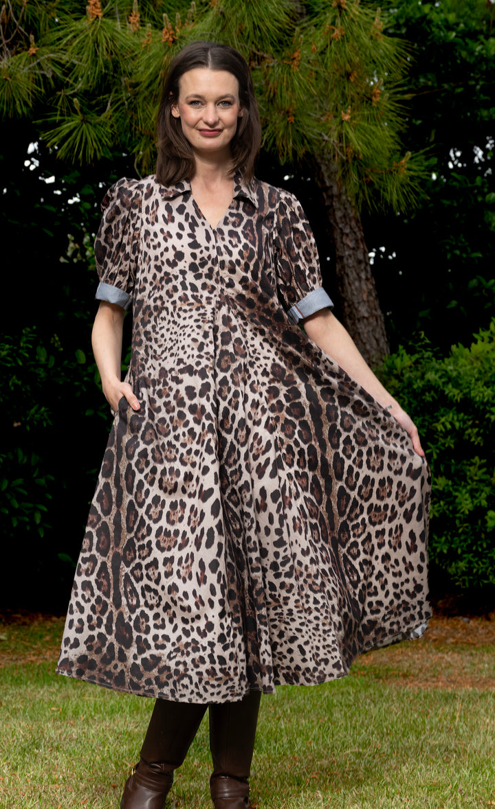 Montauk Dress Cheetah Print