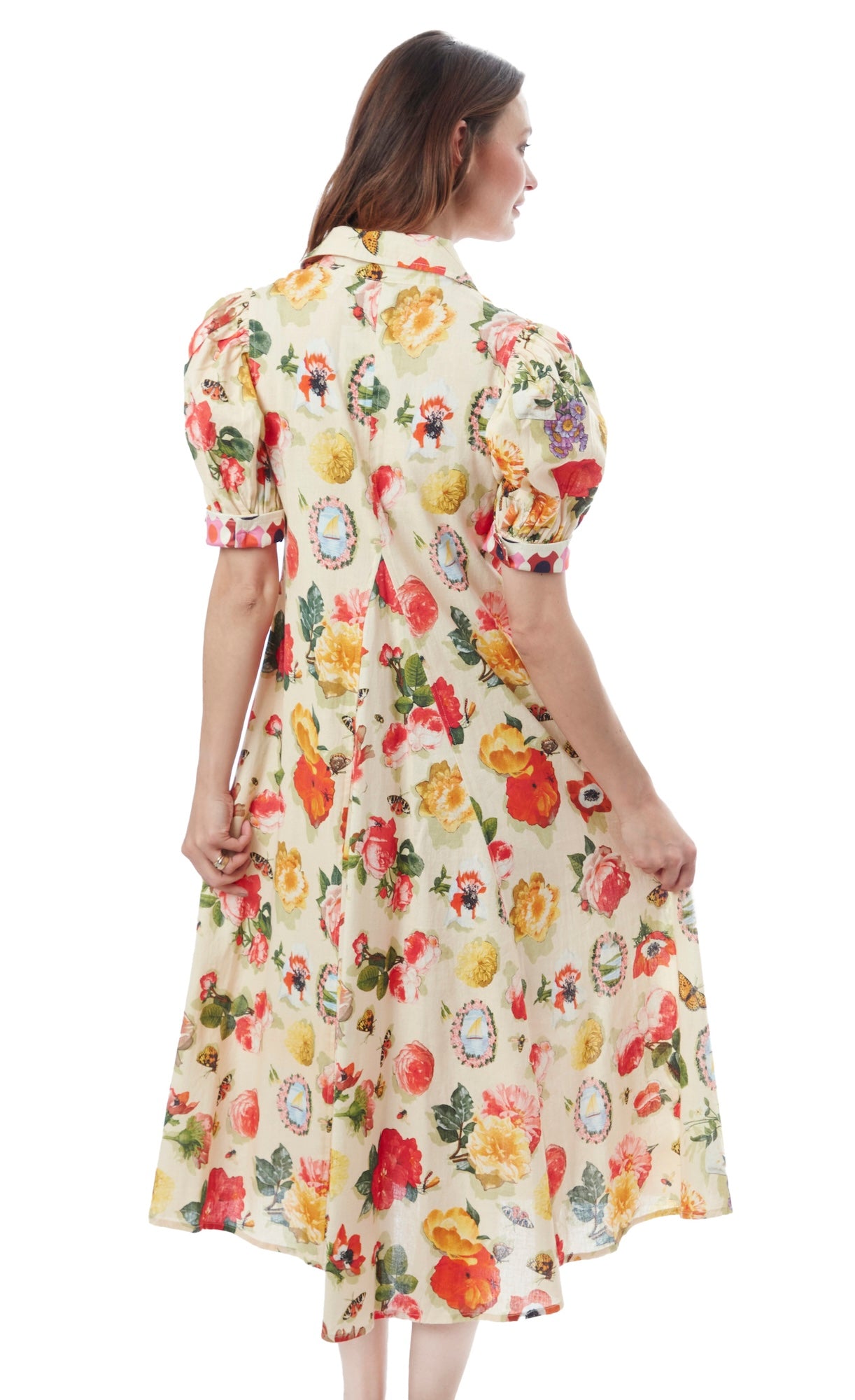 Montauk Dress Botanical Floral XS / 6657-R918