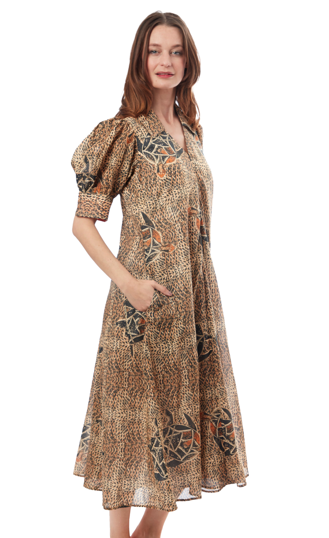 Montauk Dress Turtles Print XS / 6657-S841-XS