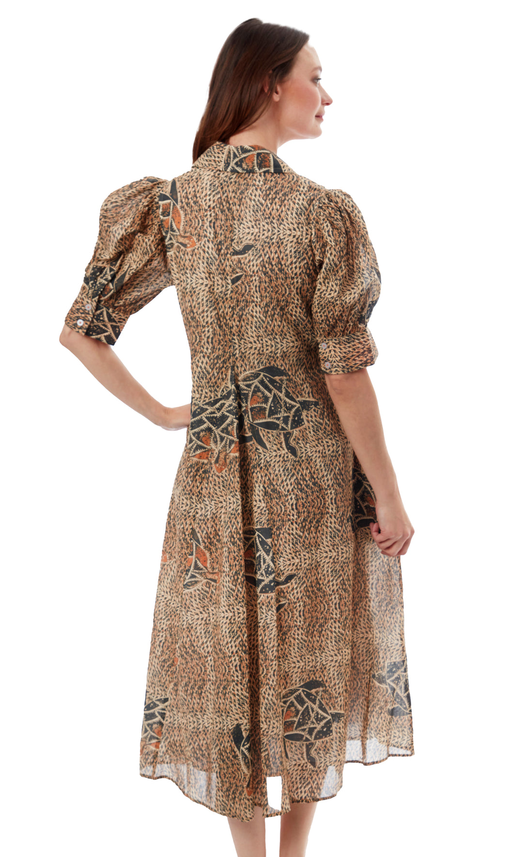 Montauk Dress Turtles Print XS / 6657-S841-XS