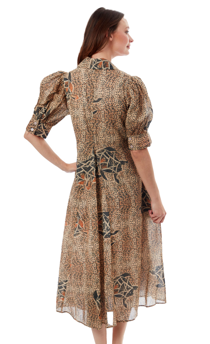 Montauk Dress Turtles Print XS / 6657-S841-XS