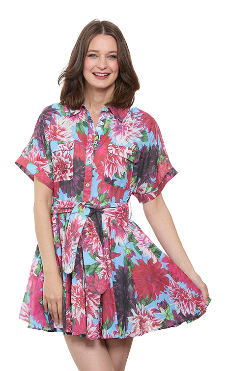 Mini Mrs Maisel Dress Dahlia Print